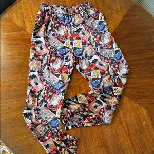 Barbie x Nicole Miller 1994 silk pajama pants